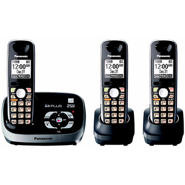 Panasonic DECT 6.0 PLUS Expandable Digital Cordless Telephone with