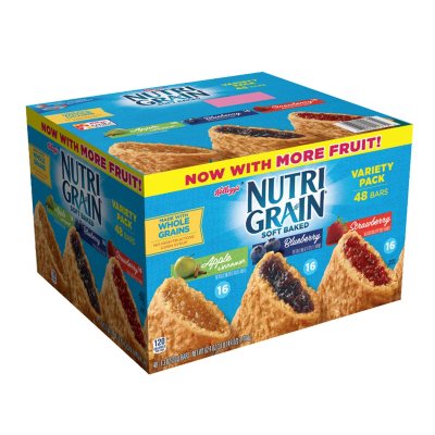 Kellogg's® Nutri-Grain® Variety Pack 1.3 oz. - 48 ct.