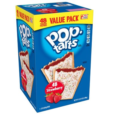 UPC 038000182754 product image for Kellogg's Pop-Tarts, Frosted Strawberry (48 ct.) | upcitemdb.com