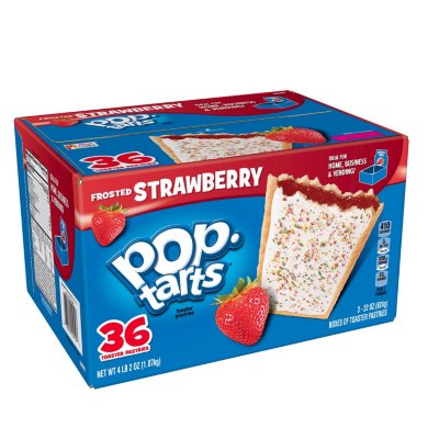 UPC 038000259197 product image for Kellogg's Pop Tarts Frosted Strawberry - 36 ct. | upcitemdb.com