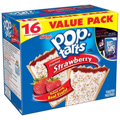 Kellogg's® Pop-Tarts® Frosted Strawberry Toaster Pastries - 16 ct.