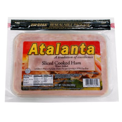 Atalanta Sliced Cooked Ham - 1.5 lb.