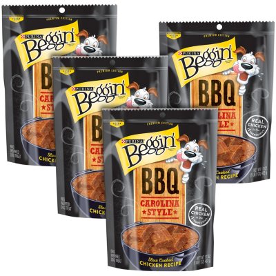 UPC 038100178336 product image for Purina Beggin' Dog Treats, BBQ Carolina Style Chicken (17 oz, 4 pk.) | upcitemdb.com