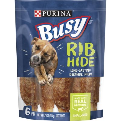 UPC 038100178381 product image for Purina Busy Rib Hide Treat for Small/Medium Dogs (6 ct.) | upcitemdb.com