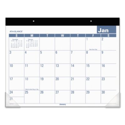 UPC 038576193574 product image for AT-A-GLANCE® Easy-to-Read Monthly Desk Pad, 22 x 17, Easy-to-Read, 2018 | upcitemdb.com