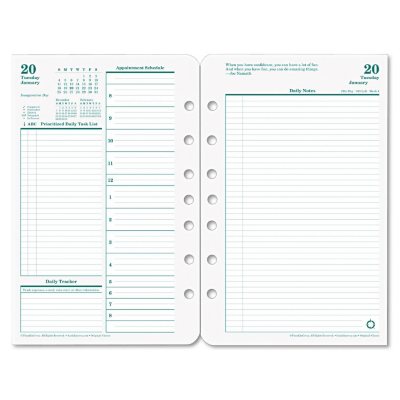 UPC 038576253766 product image for FranklinCovey Original Dated Daily Planner Refill | upcitemdb.com