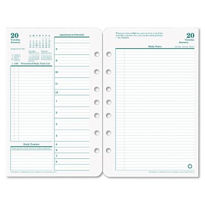 FranklinCovey - Original Dated Daily Planner Refill, January-December, 5-1/2 x 8-1/2 - 2013