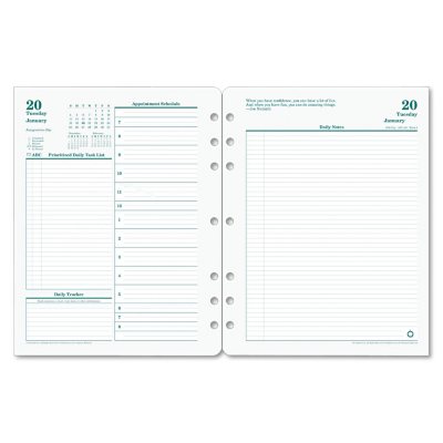UPC 038576254060 product image for FranklinCovey Original Dated Daily Planner Refill | upcitemdb.com