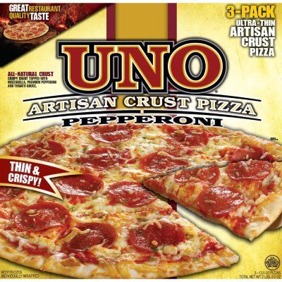 UNO Artisan Crust Pizza - Pepperoni - 13.5 oz. - 3 pk.