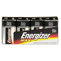 UPC 039800006073 product image for Eveready Energizer MAX Alkaline Batteries, 9V,4/Pk | upcitemdb.com