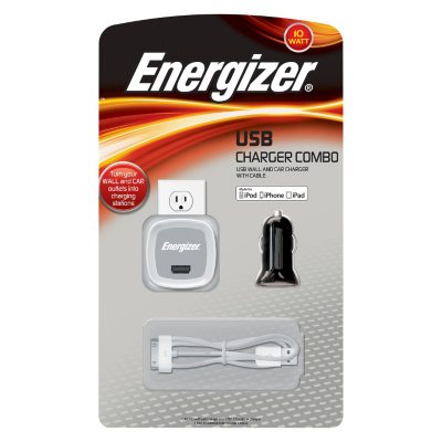 Energizer 10W USB Portable Charger Combo
