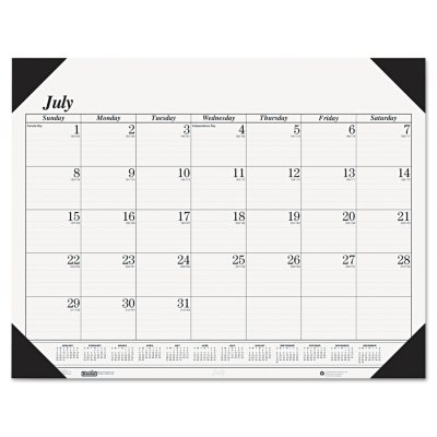 House of Doolittle - Economy 14-Month Academic Desk Pad Calendar, 22 x 17 -  2015-2016
