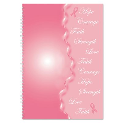 House of Doolittle - Breast Cancer Awareness Monthly Planner/Journal, 7 x 10, Pink -  2016