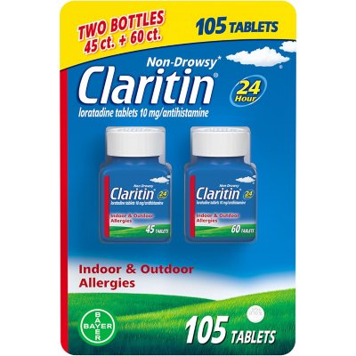UPC 041100810144 product image for Claritin® 24 Hour Non-Drowsy Allergy Relief 10mg Tablets 105ct | upcitemdb.com