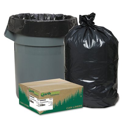 EarthSense Recycled Can Liners - 55-60 gal - 100 ct.
