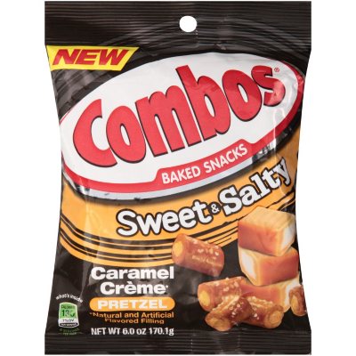 combos caramel salty creme pretzel baked snacks pk oz sweet samsclub