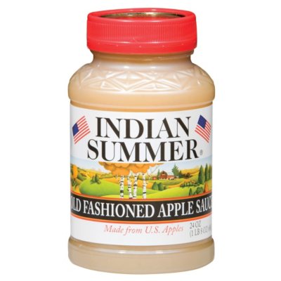 Indian Summer Old Fashioned Regular Applesauce (12 pk., 24 oz.)