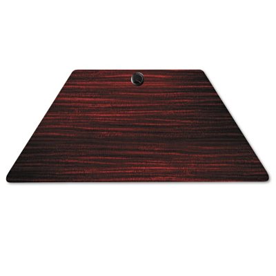 Alera Valencia Series 47 ¼” Training Trapezoid Table Top, Mahogany