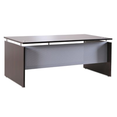 Alera - SedinaAG Series Straight Front Desk Shell - Espresso