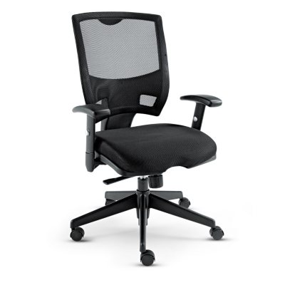 Alera Nico Mid-Back Swivel/Tilt Chair -  Black