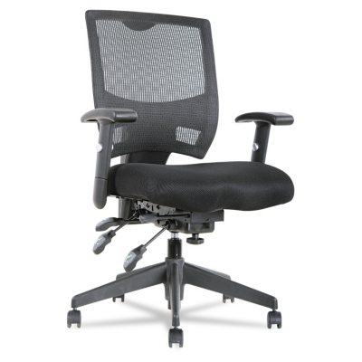 Alera Epoch Series High Performance Multi-function Mesh Chair, Black