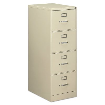 OIF - Vertical File Cabinet, 4-Drawer, Economy, Legal, 26-1/2" Depth - Putty