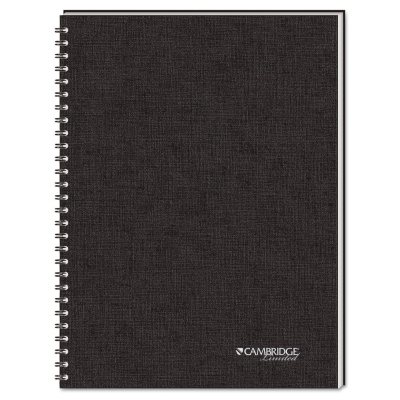 Mead Cambridge Wirebound Business Notebook, 5in x 8in, 80 Sheets