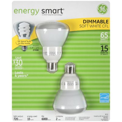 GE Energy Smart 65 Dimmable Floodlight - 2 pk.