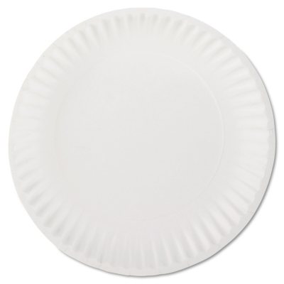White Paper Plates, 9" - 1000 ct.