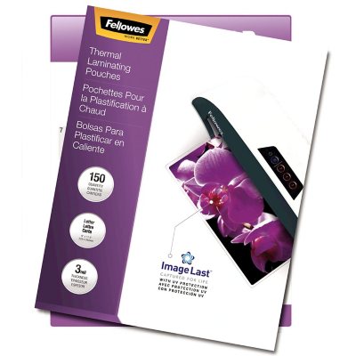 Fellowes - ImageLast Laminating Pouches with UV Protection, 3mil, 11 1/2 x 9 -  150/Pack