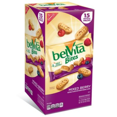 Nabisco BelVita Bites Mixed Berry (1.76 oz. pack, 15 ct.)