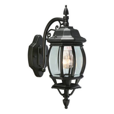 Canterbury by Design House Black Die-Cast Outdoor Downlight