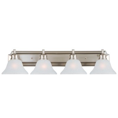 Design House 4-Light Vanity Light Bristol Collection Satin Nickel