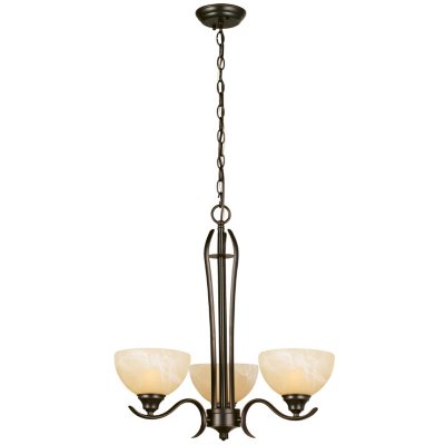 Design House 3-Light Chandelier Trevie Collection Oil Rubbed Bronze