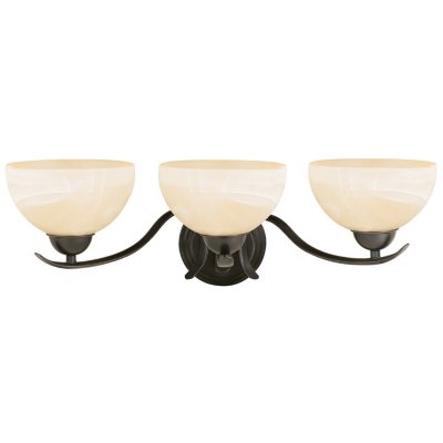 Design House 3-Light Vanity Light Trevie Collection Oil Rubbed Bronze