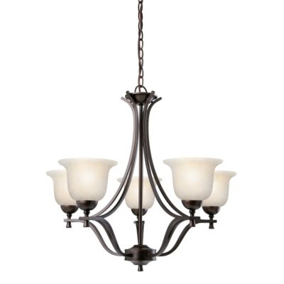 Ironwood by Design House Brushed Bronze Chandelier
