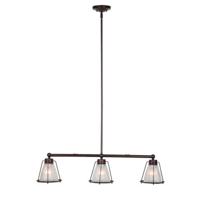 Essex 3-Light Textured Coffee Bronze Indoor Pendant