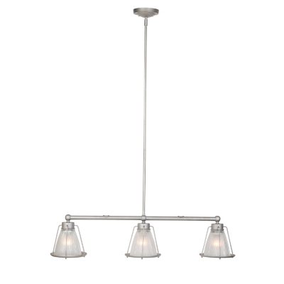 Essex 3-Light Galvanized Indoor Pendant