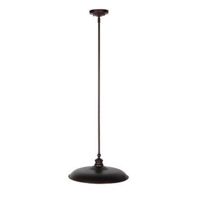 Kimball 1-Light Textured Coffee Bronze Indoor Pendant