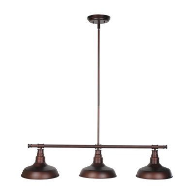 Kimball 3-Light Textured Coffee Bronze Indoor Pendant