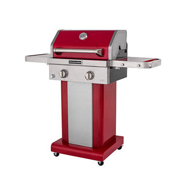 KitchenAid 2-Burner Patio Gas Grill (Red)  720-0891R