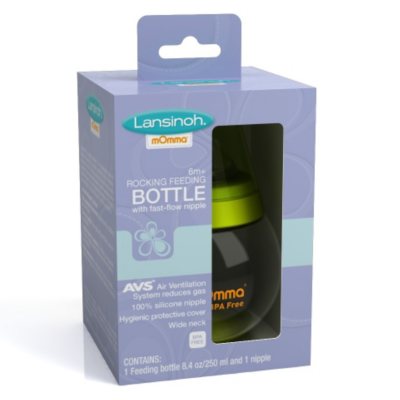 Lansinoh Infant Rocking Feeding Bottle - 8.4 oz.