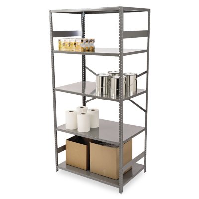 Tennsco - Commercial Steel Shelving, Medium Gray - Various Types and Sizes