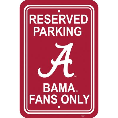 NCAA Alabama Crimson Tide Parking Sign