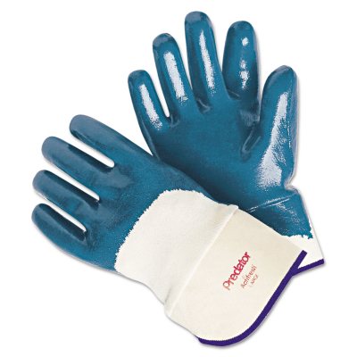 Memphis Predator Nitrile Gloves, Blue, Large (Pack of 12)