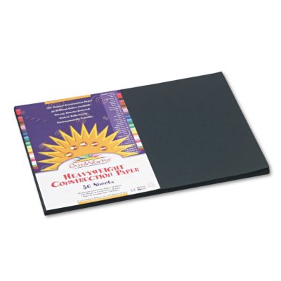Pacon - All-Purpose Construction Paper - Black
