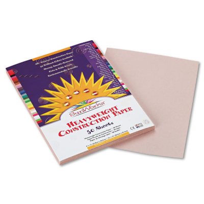 Pacon - Construction Paper, 58 lbs., 9" x 12", Gray, 50 Sheets per Pack