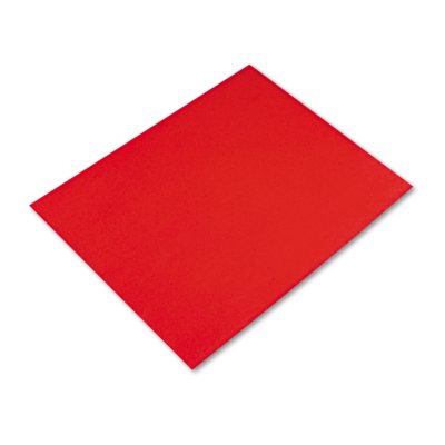 Pacon - Colored Four-Ply Poster Board, 28 x 22, Red - 25/Carton