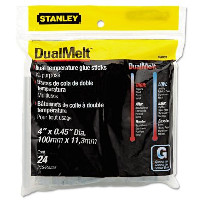 Stanley Bostitch - Dual Temperature Glue Sticks, 4 in Stick -  24/Pack