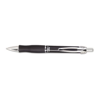 Zebra - GR8 Retractable Gel Pen, Black Ink, Medium - 12 Pens